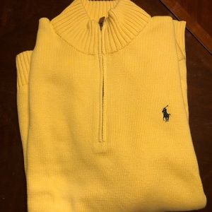Polo by Ralph Lauren all Cotton 1/4 Zip Sweater